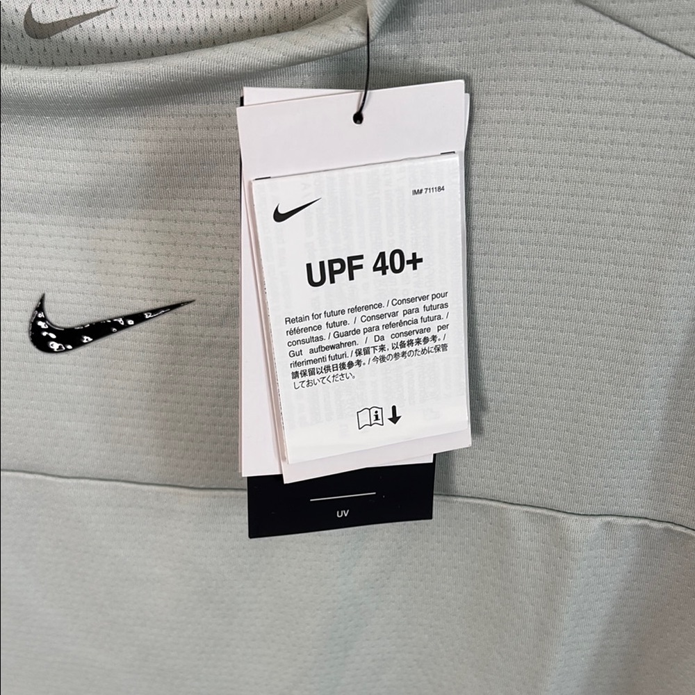 NWT Nike Mint Green Long Sleeve Golf Performance Shirt - Picture 3 of 6